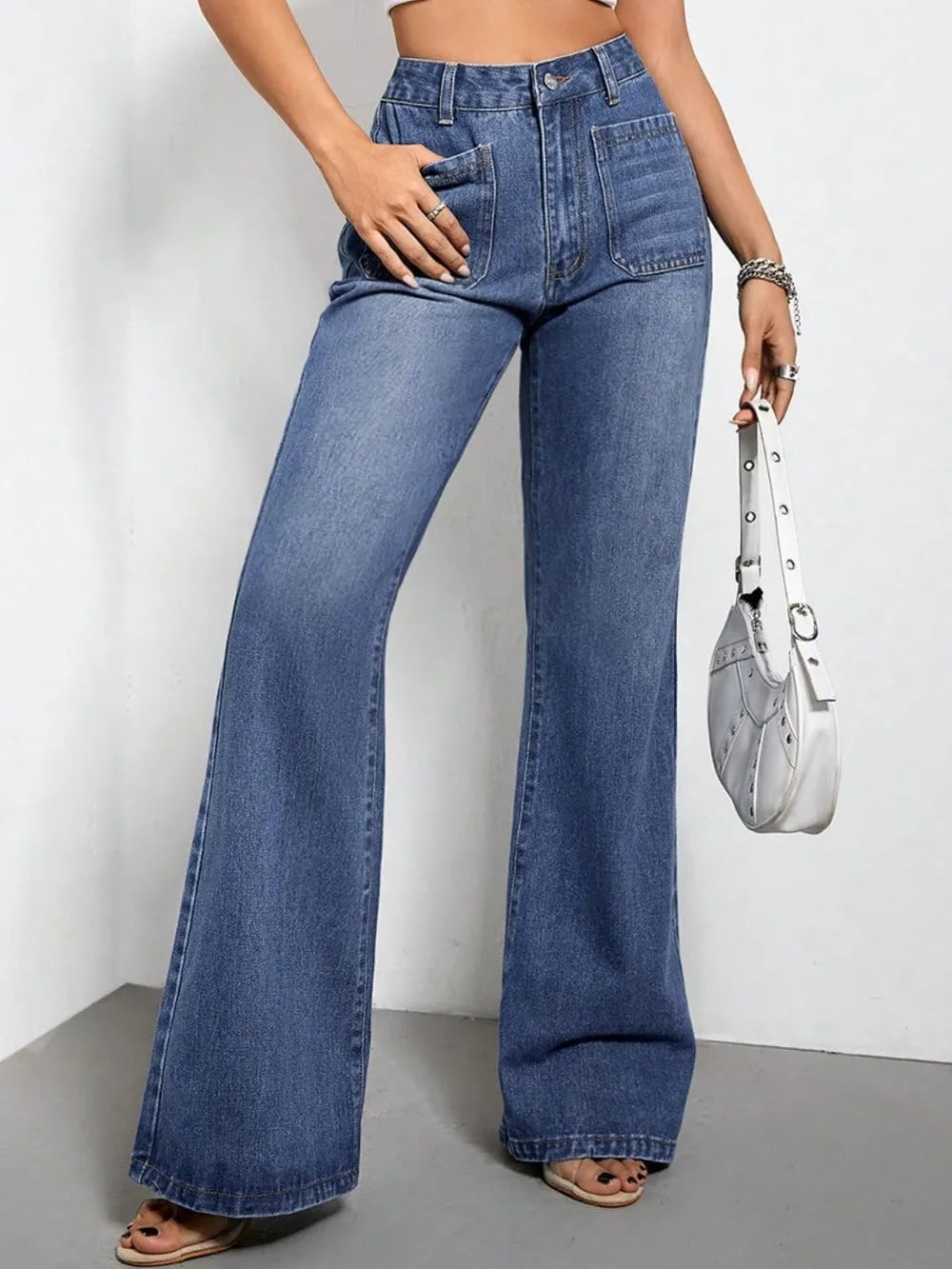 Jana – Bootcut Jeans mit praktischen taschen